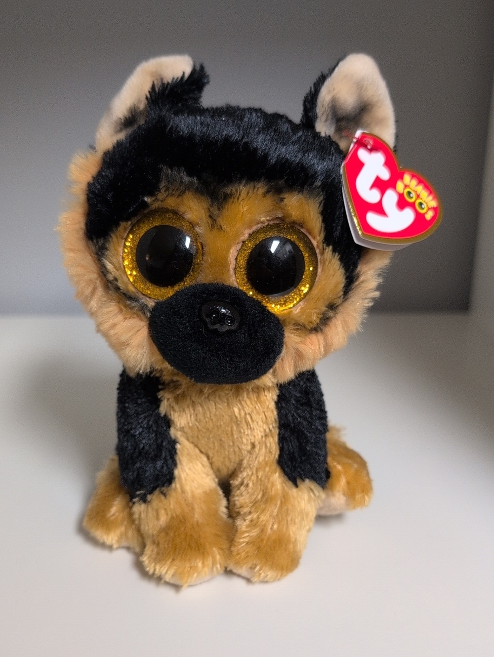 💜2/$20💜 Ty Beanie Boos 6" Tysilk German Shepherd Spirit BNWMT